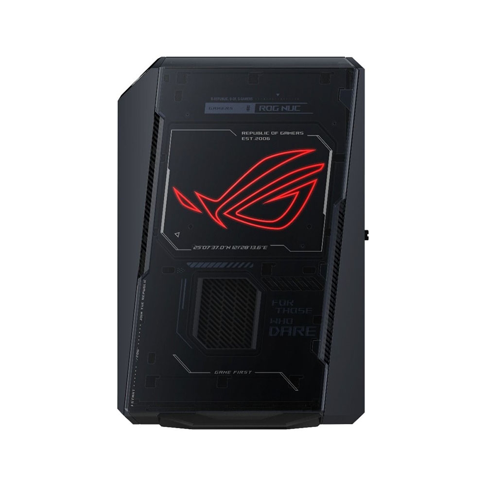 Máy tính Mini PC ASUS ROG NUC RNUC15JNK7X569A0 (Ultra 7 255HX, RTX 5060 8GB GDDR7, RAM 16GB DDR5, SSD 1TB, Win 11)