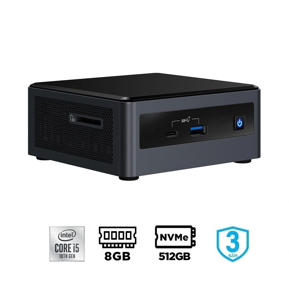 Máy tính Mini PC Intel NUC 10 Performance Kit i5-10210U BXNUC10I5FNHN