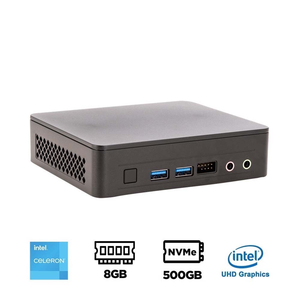 Máy tính Mini PC Intel NUC 11 Essential Kit Atlas Canyon Celeron N5105 BNUC11ATKC40000