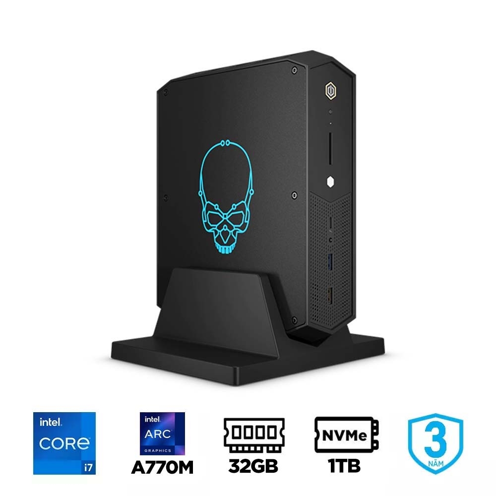 Máy tính Mini PC Intel NUC 12 Enthusiast Kit Serpent Canyon i7-12700H MB-RNUC12SNKI72000