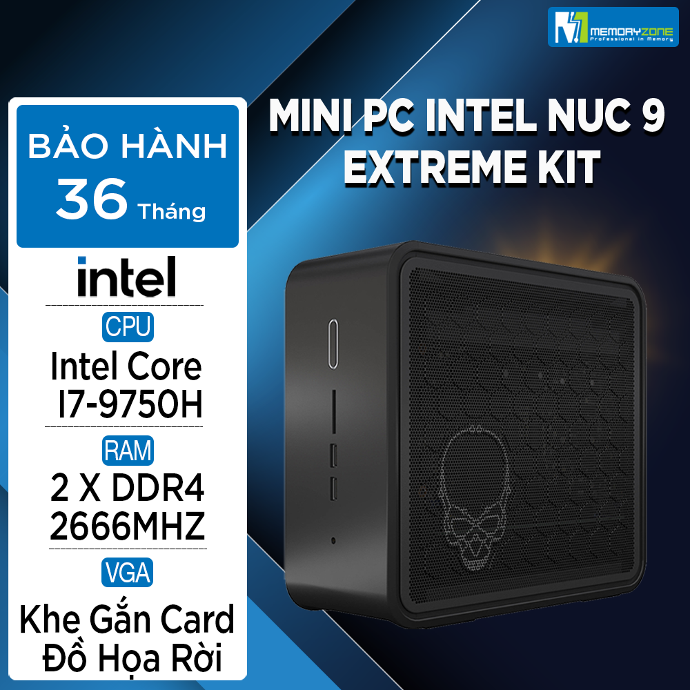 Máy tính Mini PC Intel NUC 9 Extreme Kit MB-BXNUC9I7QNX1