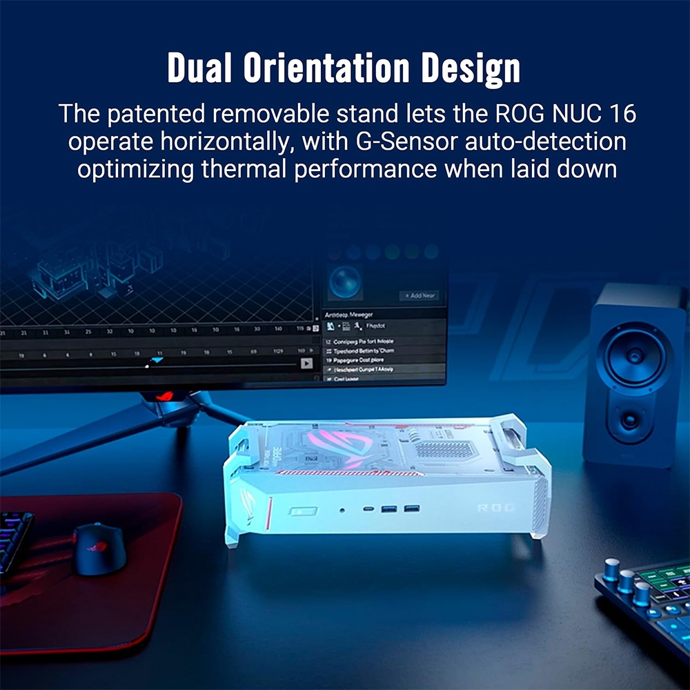 Mini PC ASUS ROG NUC 16 RNUC16JNK9X28AA2 (Ultra 9 290HX Plus, RTX 5080 16GB GDDR7, SSD 2TB, Win 11 Home)