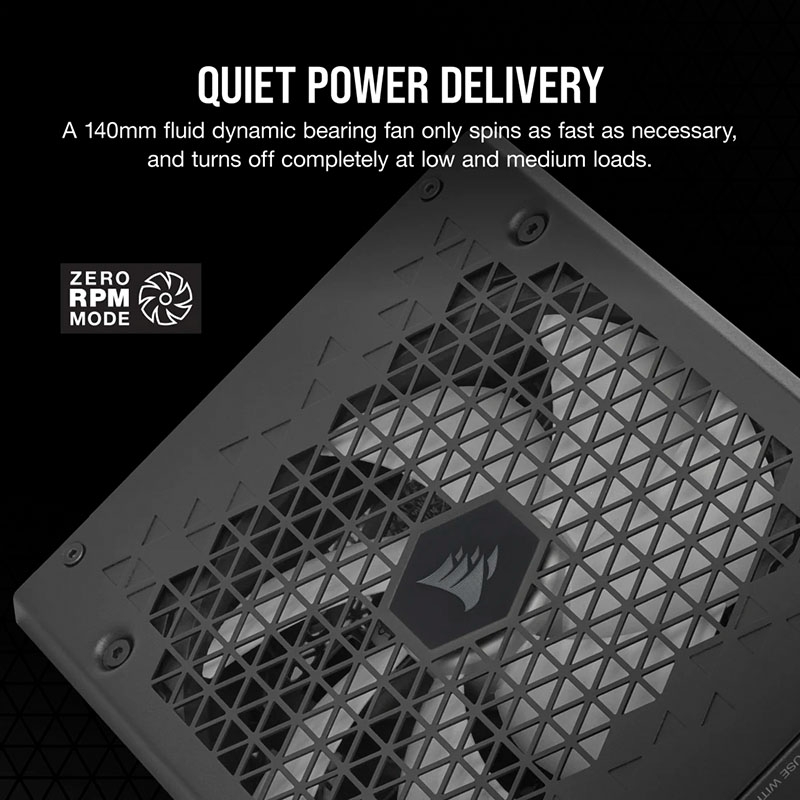 Nguồn máy tính Corsair HX1200i 2025 ATX 3.1 & PCIe 5.1 1200W 80 Plus Platinum CP-9020307-NA