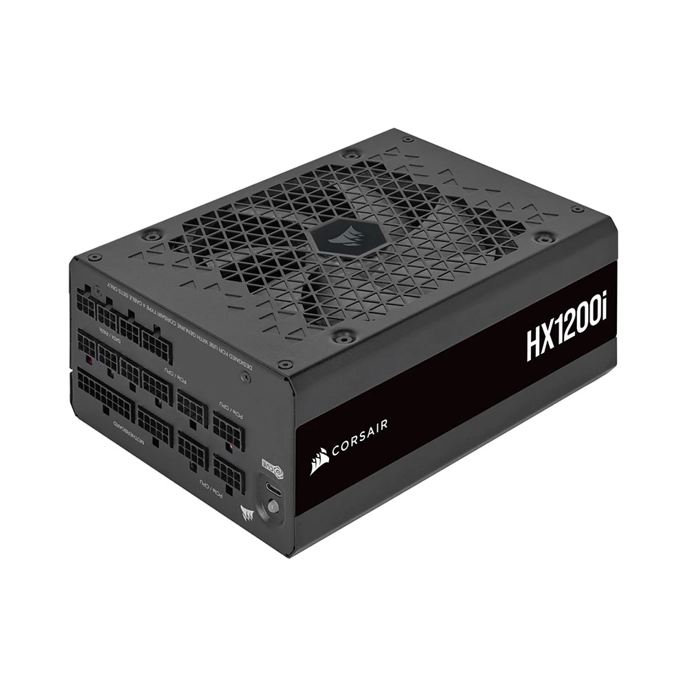 Nguồn máy tính Corsair HX1200i 2025 ATX 3.1 & PCIe 5.1 1200W 80 Plus Platinum CP-9020307-NA