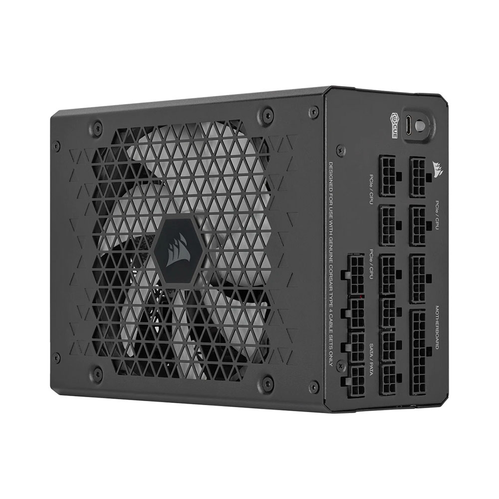 Nguồn máy tính Corsair HX1200i 2025 ATX 3.1 & PCIe 5.1 1200W 80 Plus Platinum CP-9020307-NA