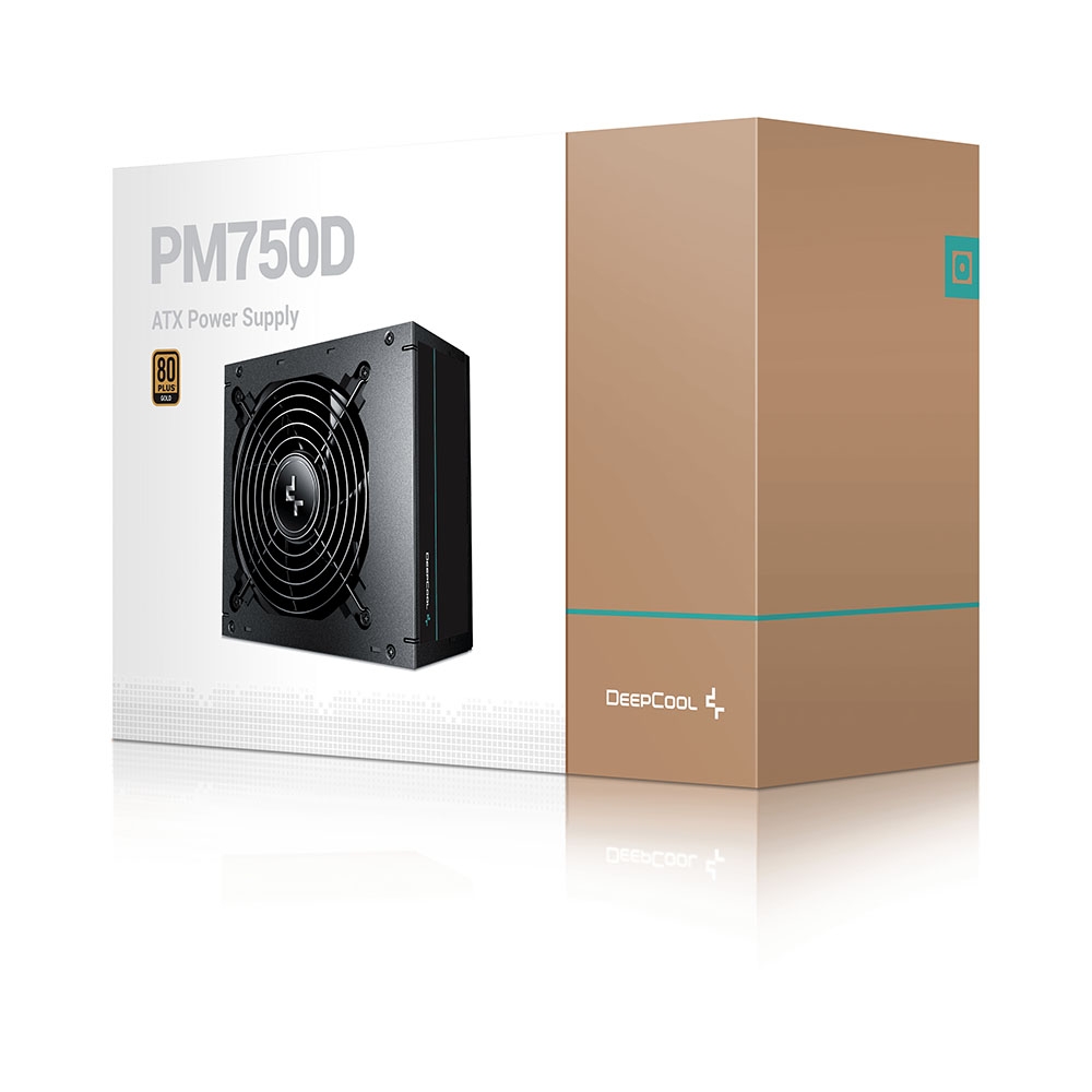 Nguồn máy tính Deepcool PM750D 750W 80 Plus Gold R-PM750D-FA0B-EU
