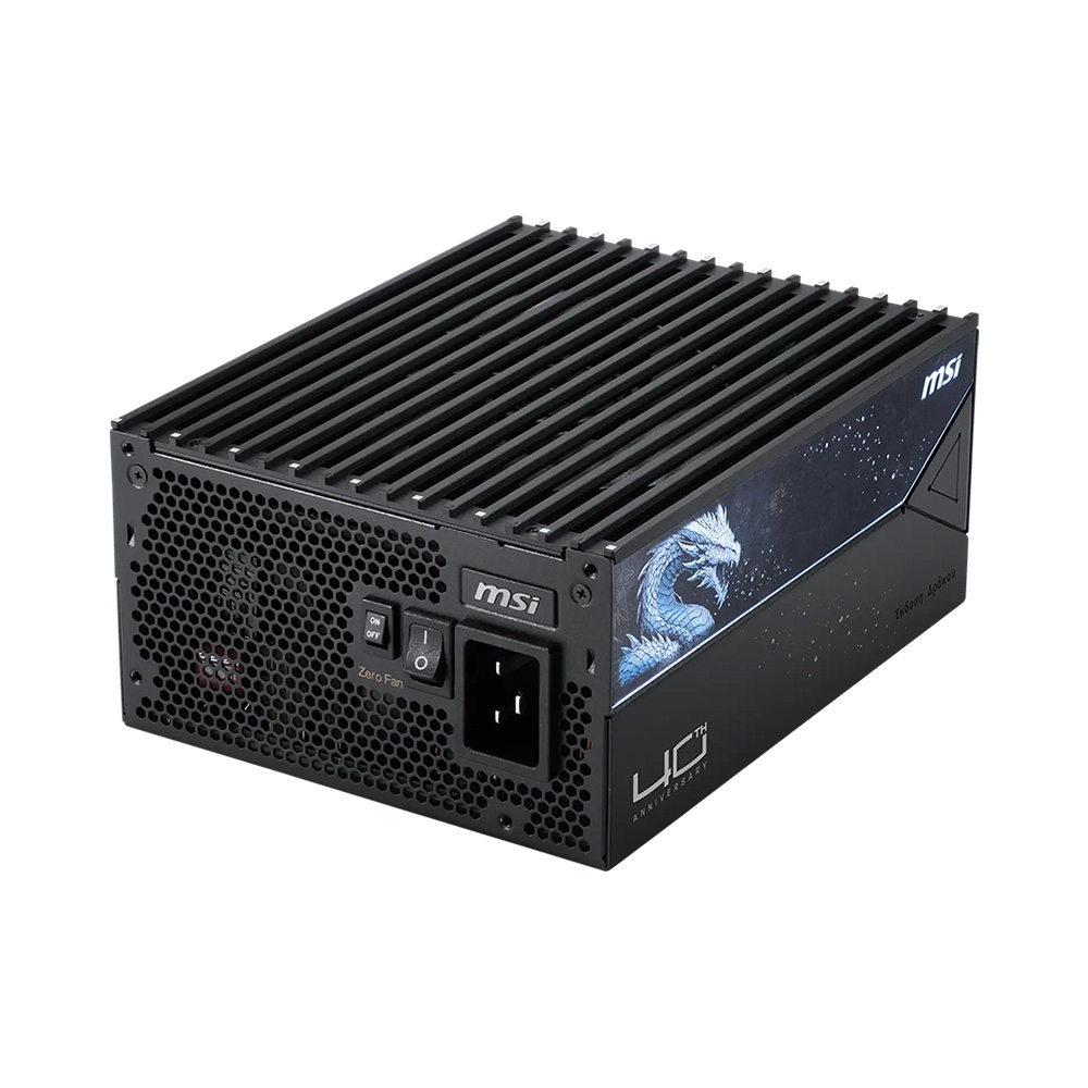Nguồn máy tính MSI MEG Ai1600T PCIE5 1600W 80 Plus Titanium DRACO EPIC EDITION