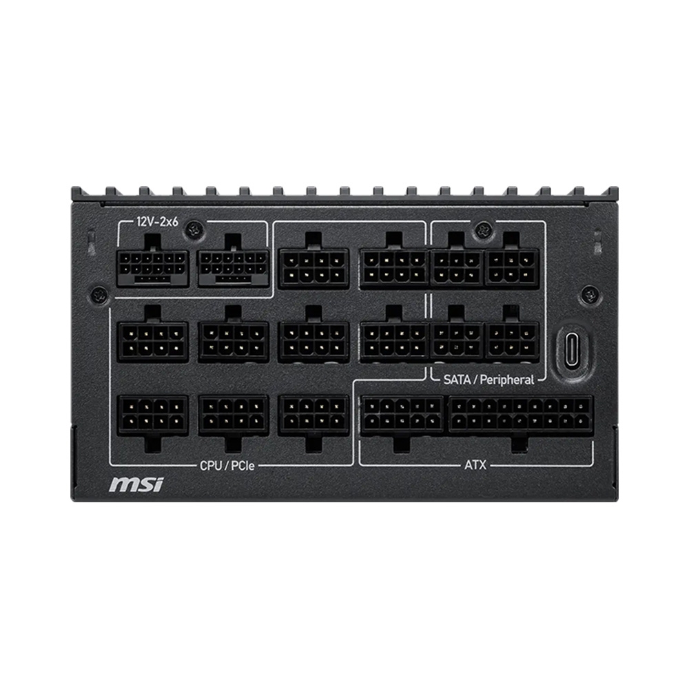 Nguồn máy tính MSI MEG Ai1600T PCIE5 1600W 80 Plus Titanium DRACO EPIC EDITION