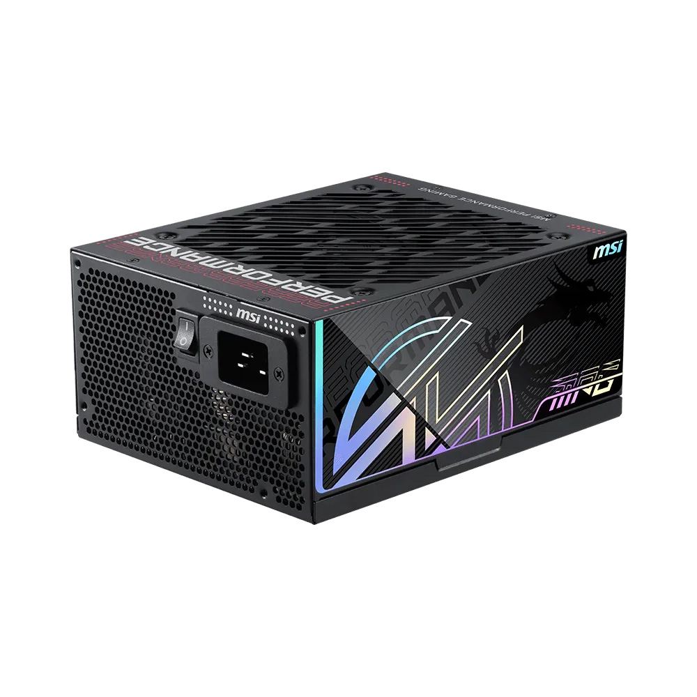 Nguồn máy tính MSI MPG Ai1600TS PCIE5 1600W 80 Plus Titanium MPG-Ai1600TS-PCIE5