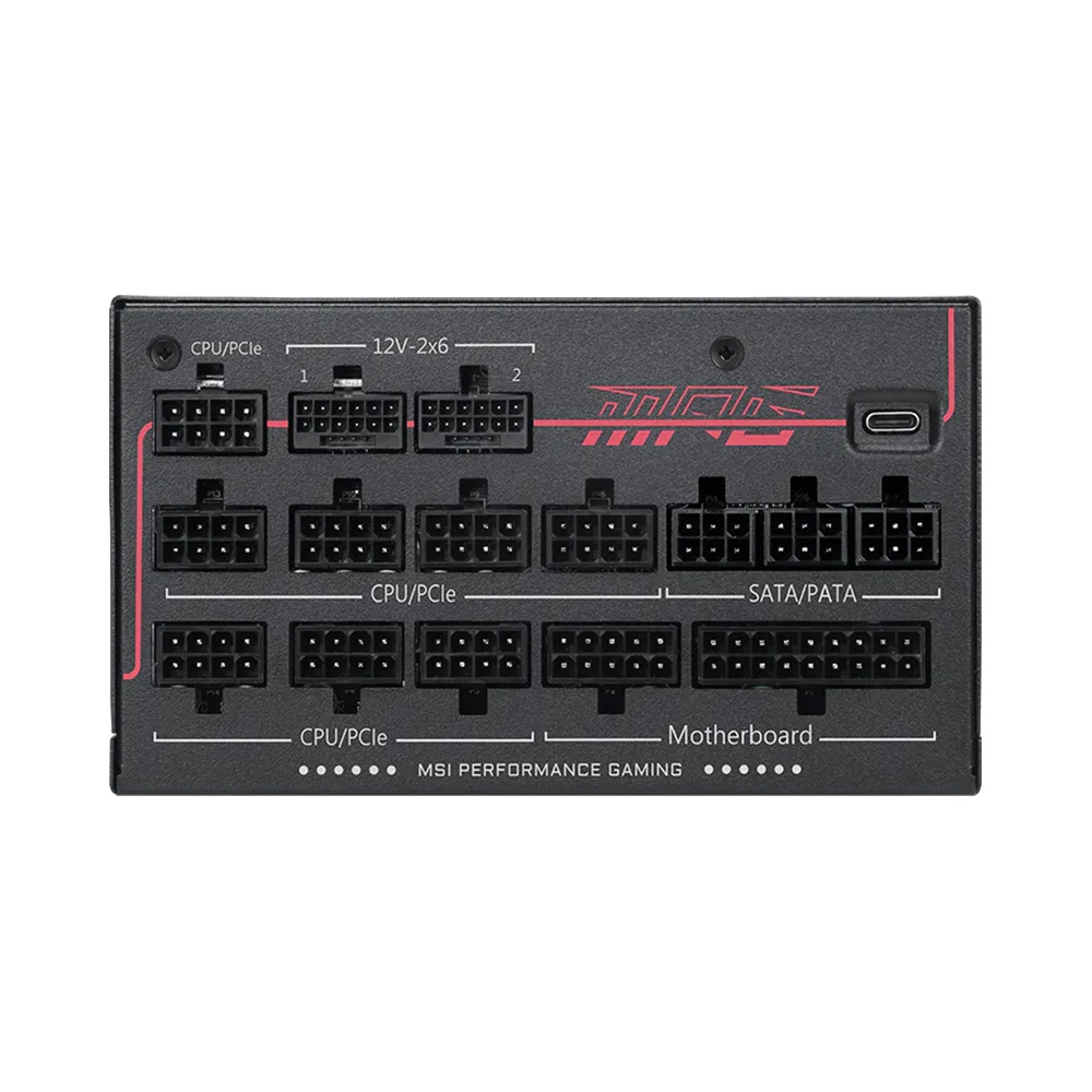 Nguồn máy tính MSI MPG Ai1600TS PCIE5 1600W 80 Plus Titanium MPG-Ai1600TS-PCIE5
