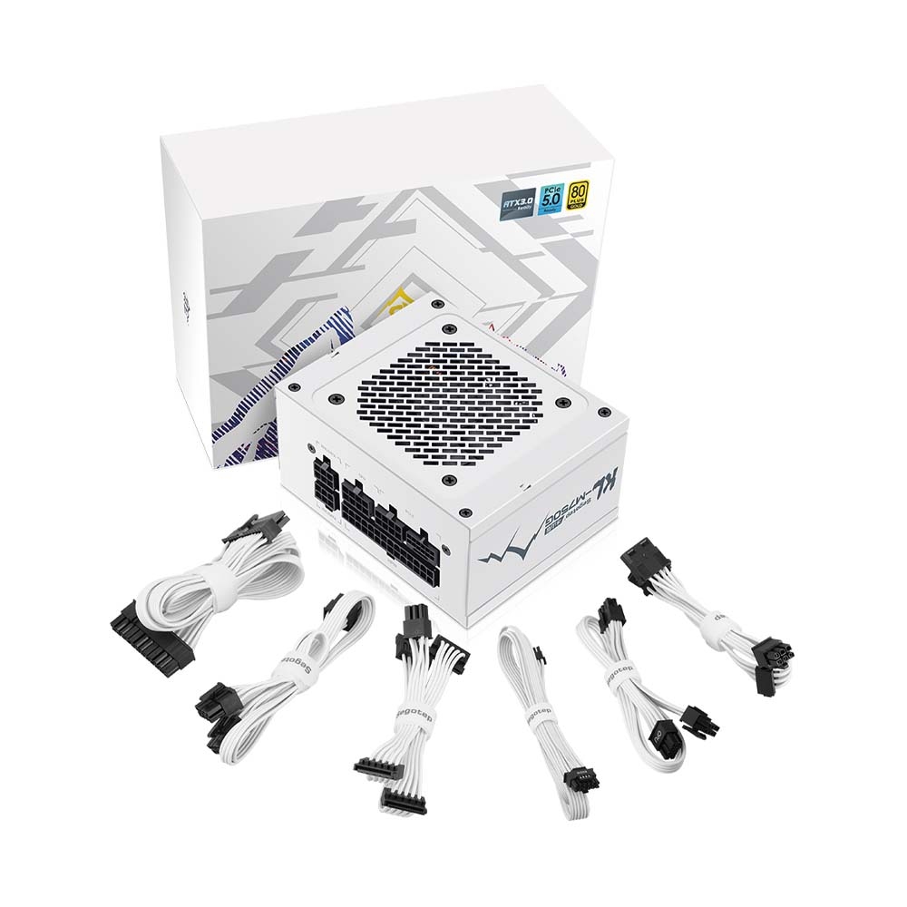 Nguồn máy tính Segotep KL-M750G White SFX PCIE5 750W 80 Plus Gold SG-KL-M750G-WHITE