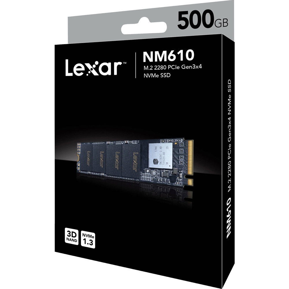 SSD Lexar NM610 M.2 PCIe Gen3 x4 NVMe 500GB LNM610-500RB