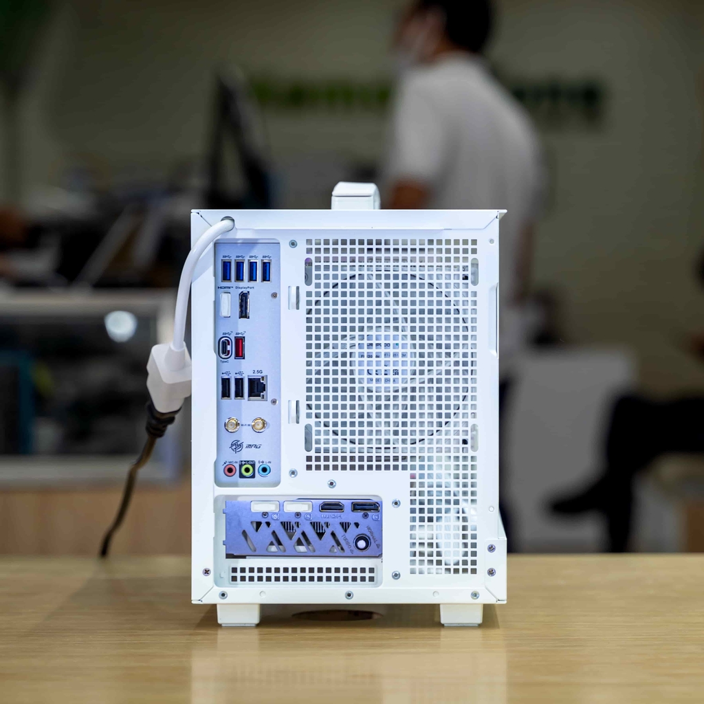 PC ST ITX I5-5060 White ( i5-14400F, RTX 5060 8GB, RAM 32GB, SSD 500GB, 650W, WIN11 )