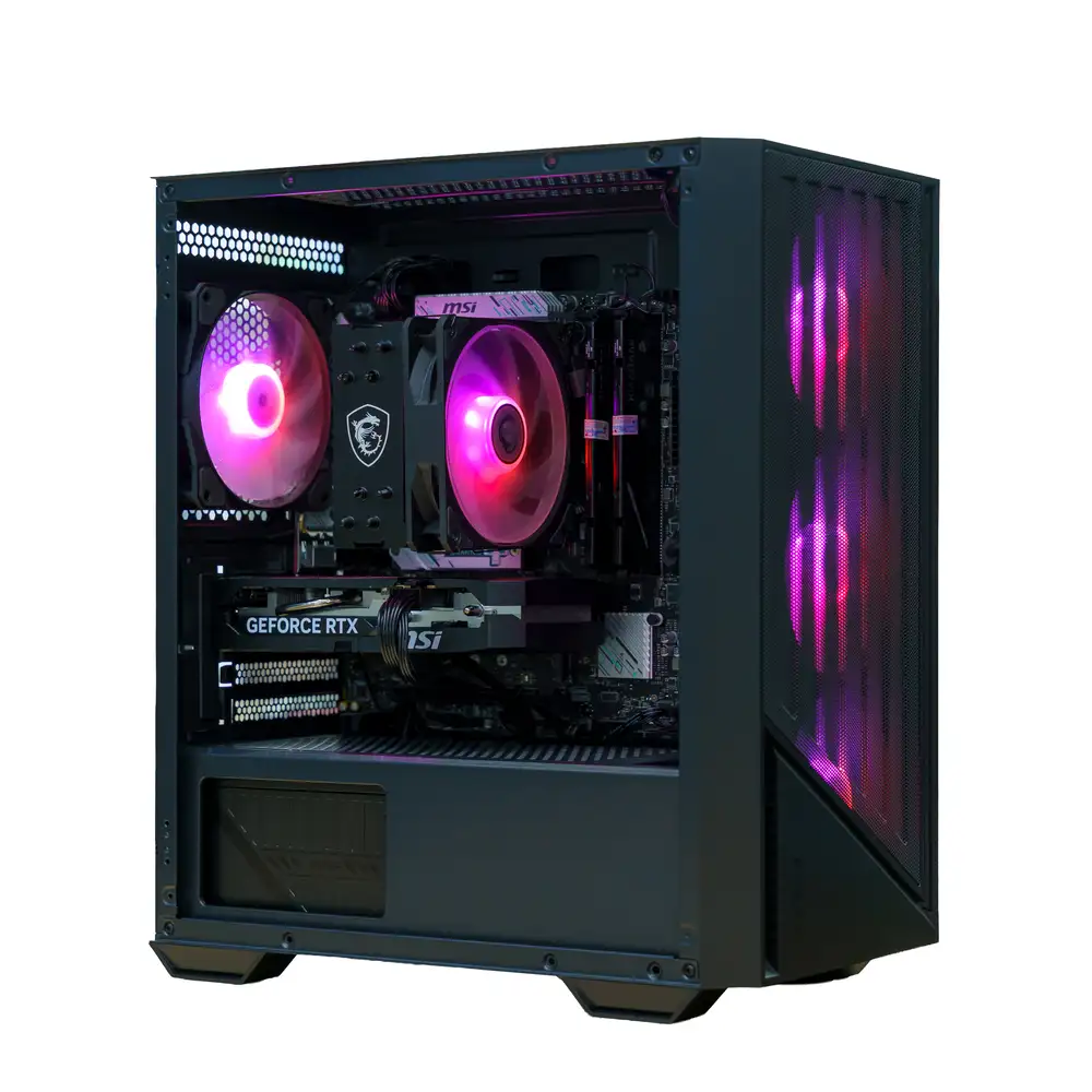 PC MSI i5-5060 D5 (i5-14600K, RTX 5060 OC 8G, Ram 32GB DDR5, SSD 1TB, 650W)