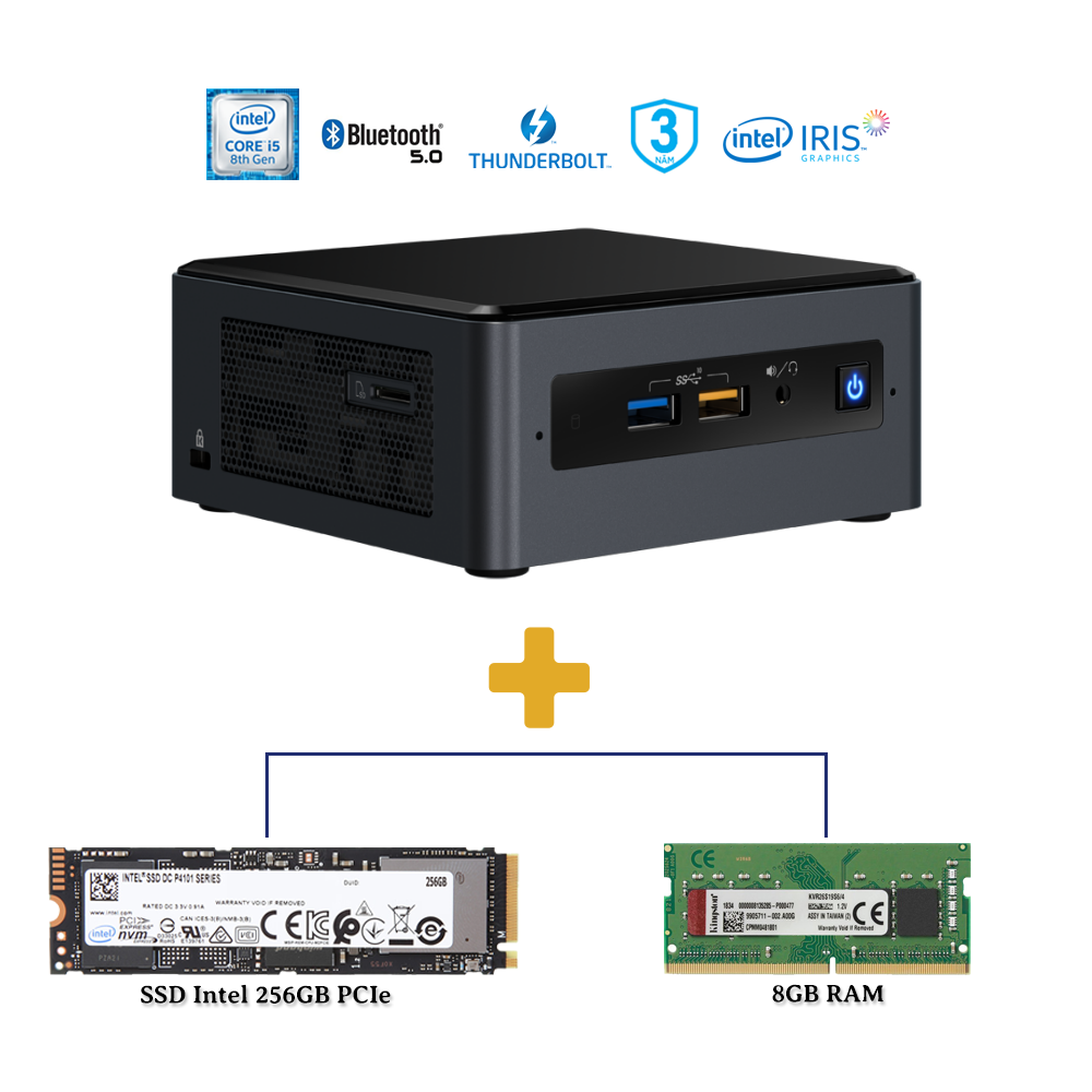 Máy tính Mini PC Intel NUC 8 Mainstream Kit BOXNUC8I5BEH