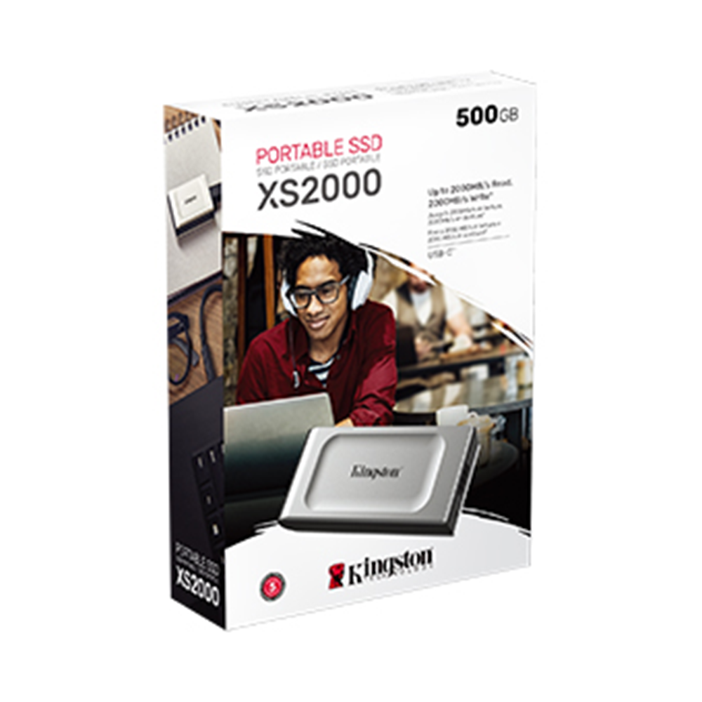 Ổ cứng di động SSD 500GB Kingston XS2000 2000MB/s SXS2000/500G
