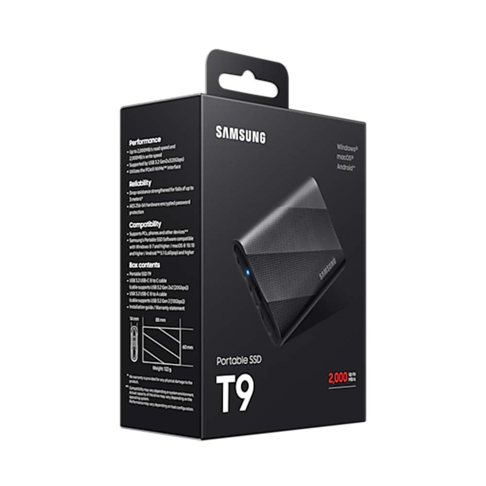 Ổ cứng di động SSD 4TB Samsung T9 2000MB/s MU-PG4T0