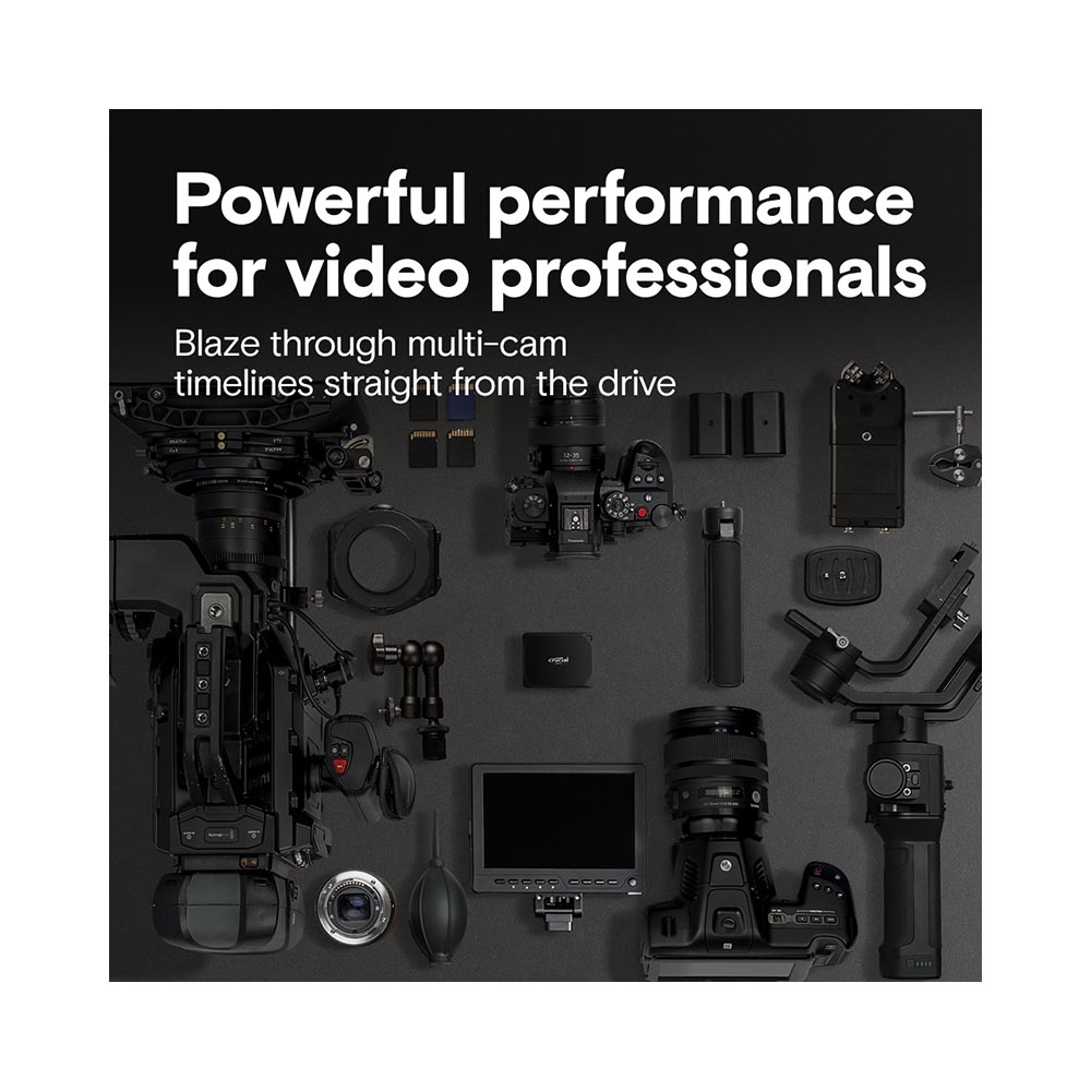 Ổ cứng di động SSD 2TB Crucial X10 Pro 2100MB/s CT2000X10PROSSD9