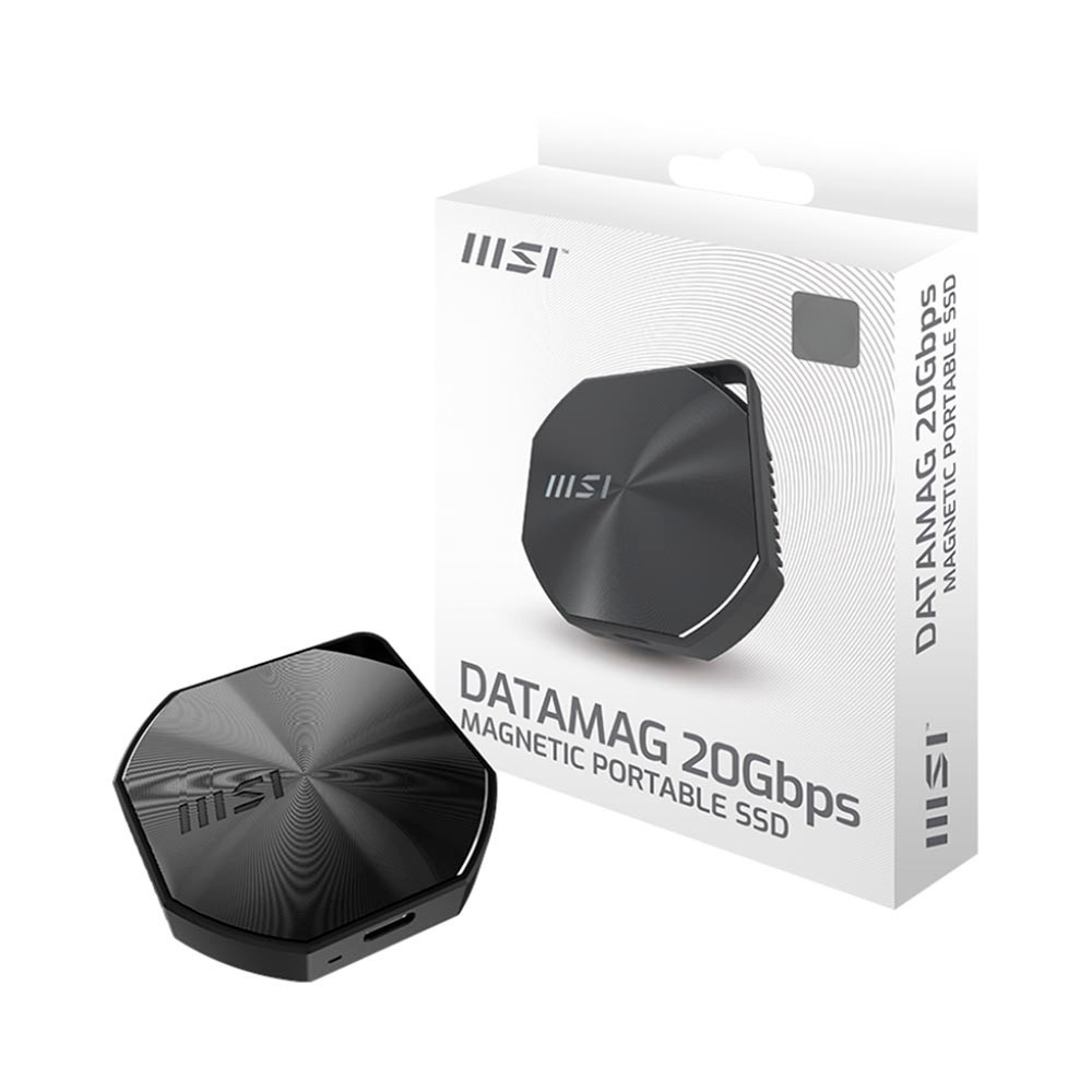 Ổ cứng di động SSD 2TB MSI DataMag 20Gbps 1600MB/s DATAMAG-20GBPS-2TB