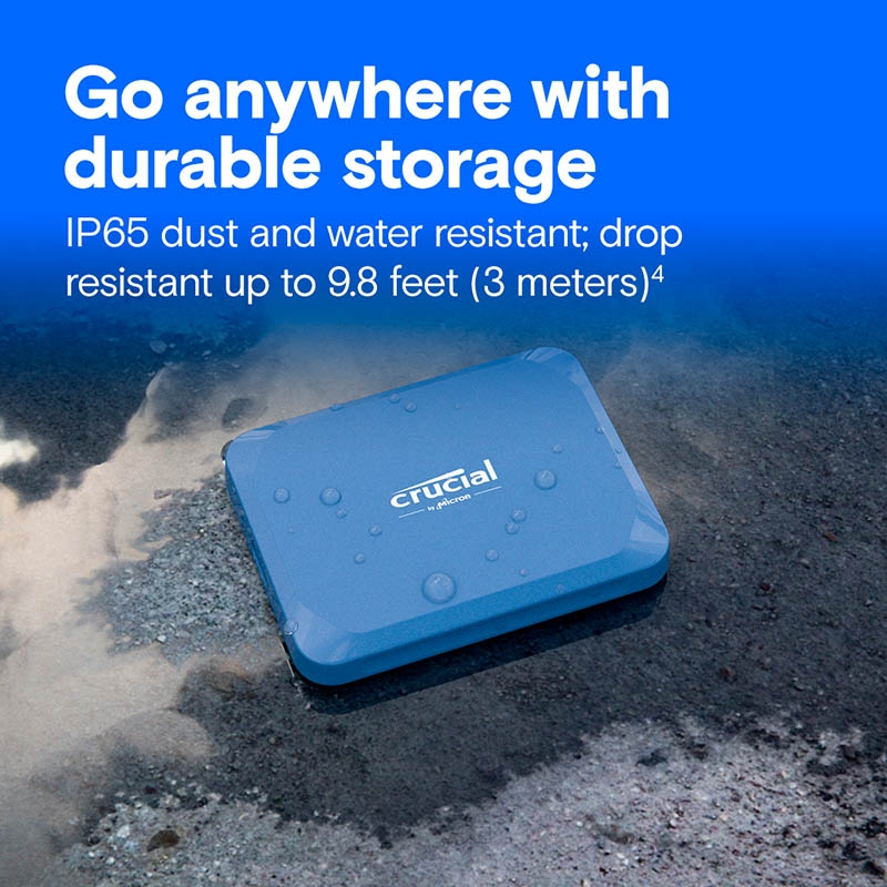 Ổ cứng di động SSD 8TB Crucial X10 2100MB/s CT8000X10SSD9