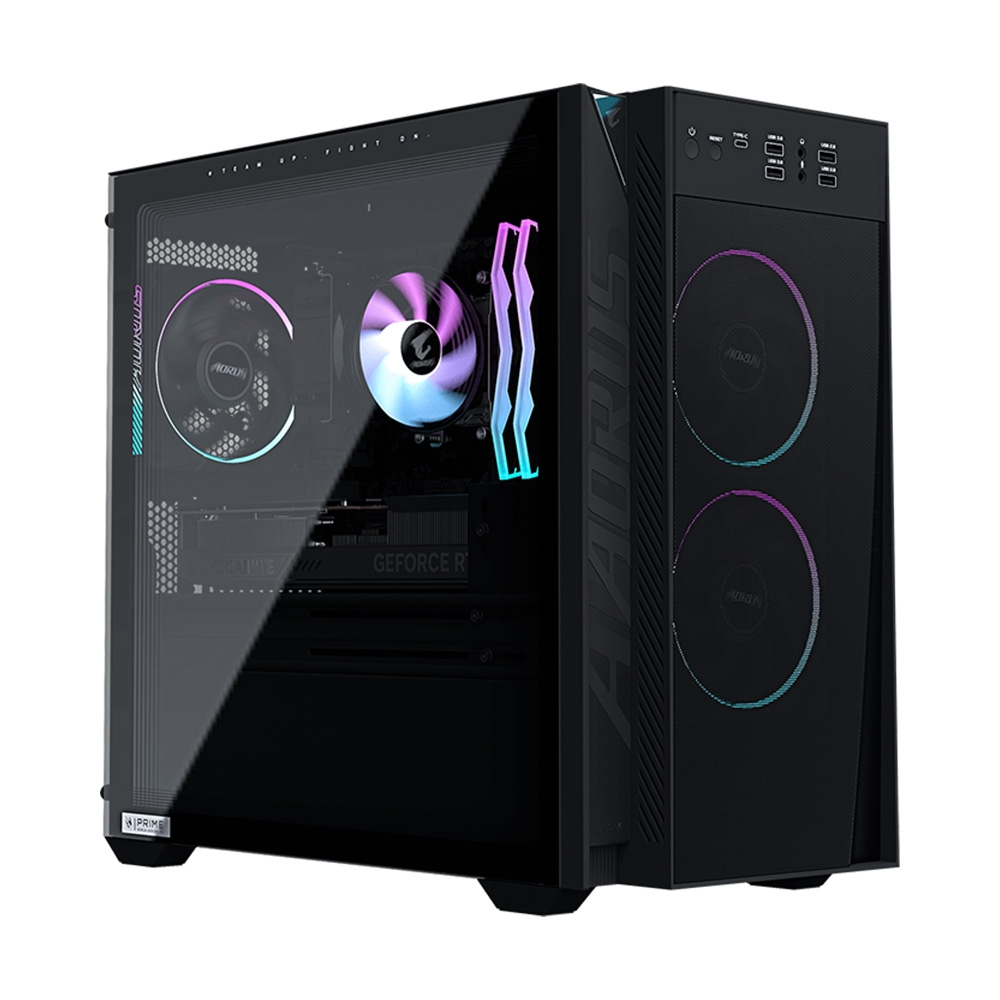 PC Gigabyte AORUS PRIME 3 AP351 (Ryzen 5 9500F, RTX 5060 Ti 16GB, RAM 32GB DDR5, SSD 1TB, 650W, Win 11 Home)