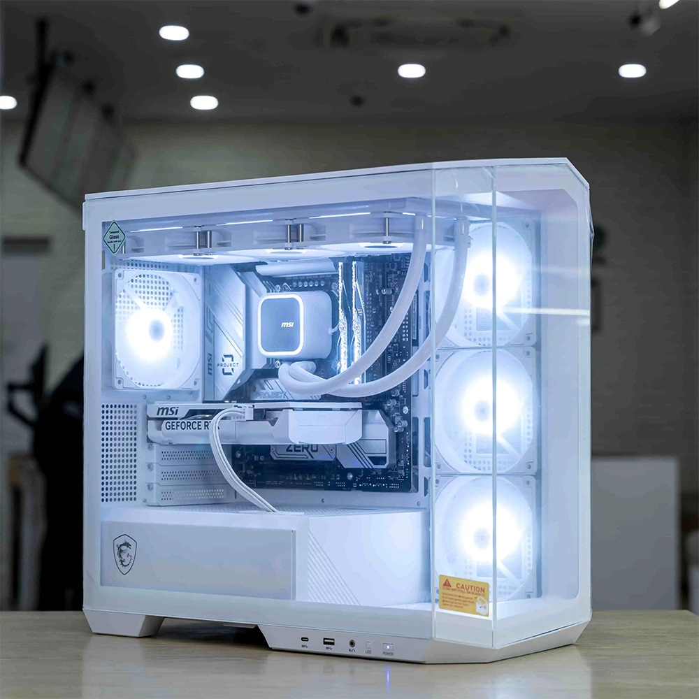 PC MSI i5K-5070 White ( i5-14600K, RTX 5070 OC 12GB, Ram 32GB DDR5, SSD 1TB, 850W, Ubuntu)