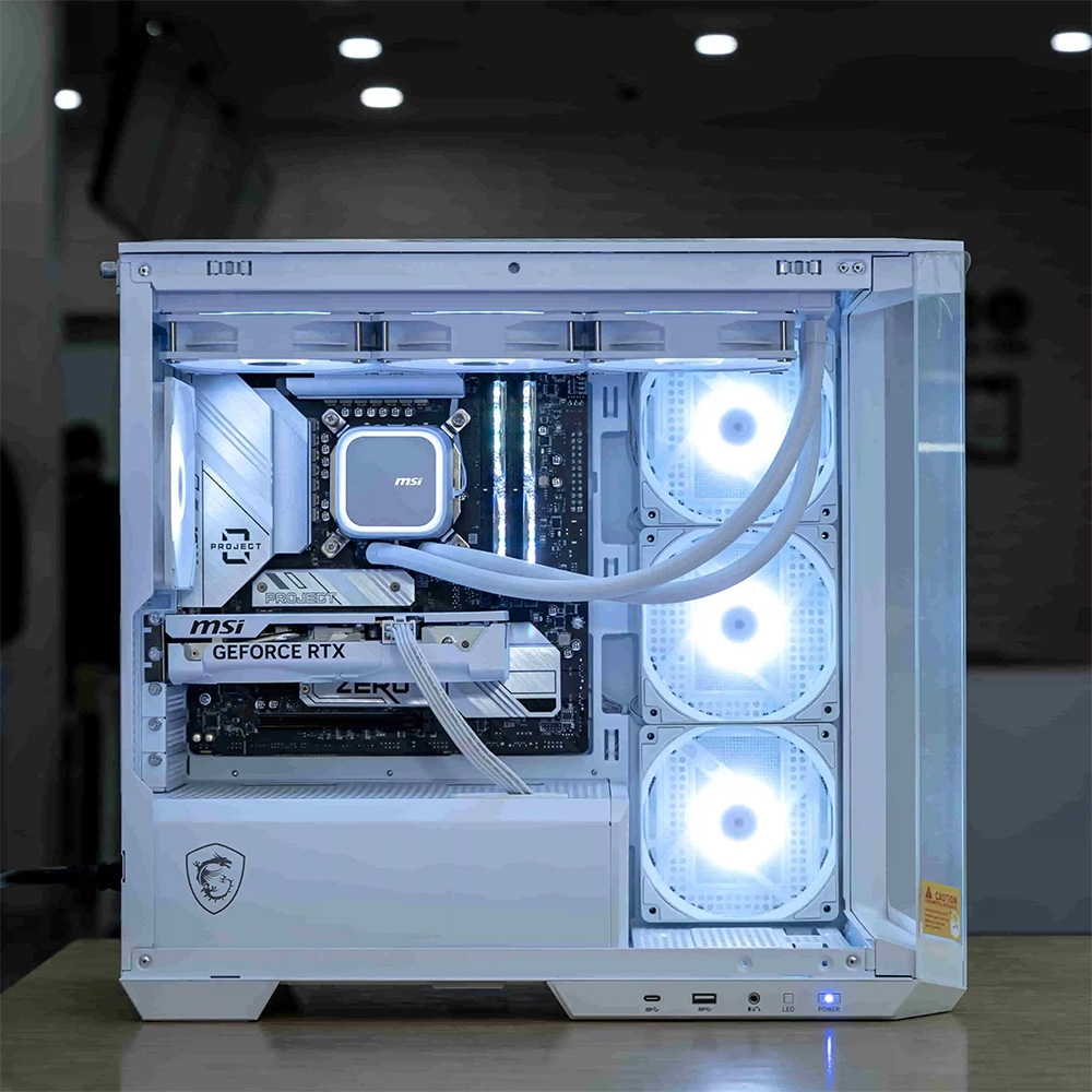 PC MSI i5K-5070 White ( i5-14600K, RTX 5070 OC 12GB, Ram 32GB DDR5, SSD 1TB, 850W, Ubuntu)