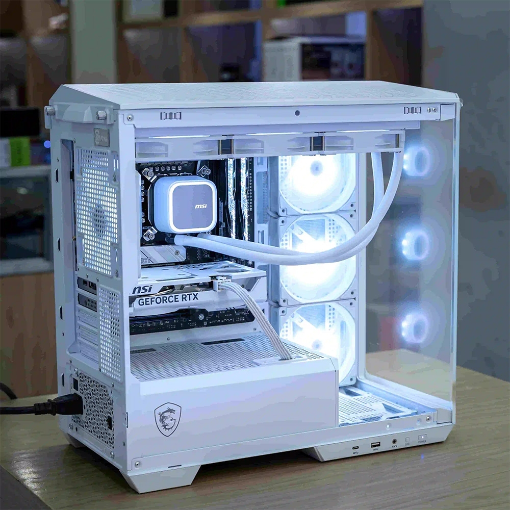 PC MSI i5K-5070 White ( i5-14600K, RTX 5070 OC 12GB, Ram 32GB DDR5, SSD 1TB, 850W, Ubuntu)