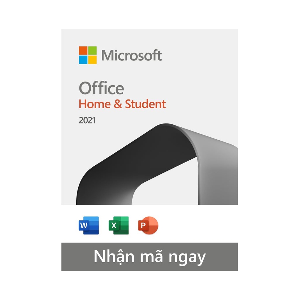 Phần mềm ứng dụng Office Home and Student 2021 All Lng APAC EM PK Lic Online DwnLd NR 79G-05337