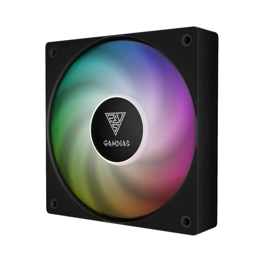 Quạt tản nhiệt Gamidas Notus M1-1201 ARGB Black