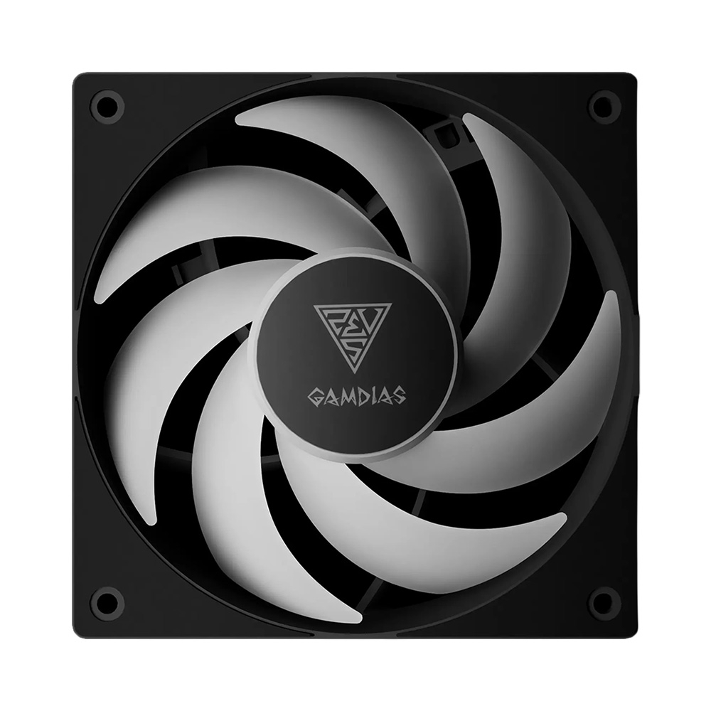 Quạt tản nhiệt Gamidas Notus M1-1201 ARGB Black