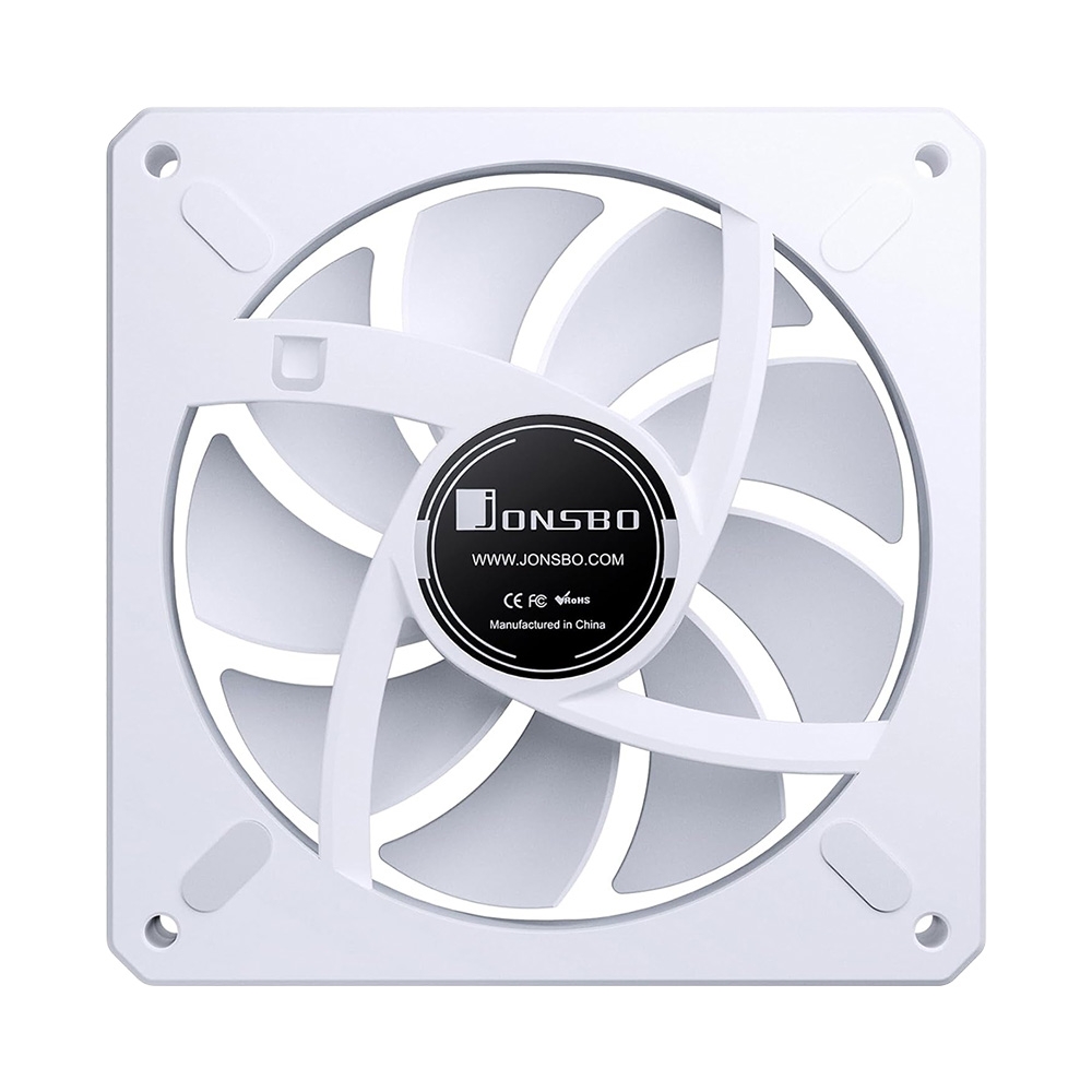 Quạt tản nhiệt JONSBO XA-120W ARGB PWM White 120mm (Fan Xuôi)