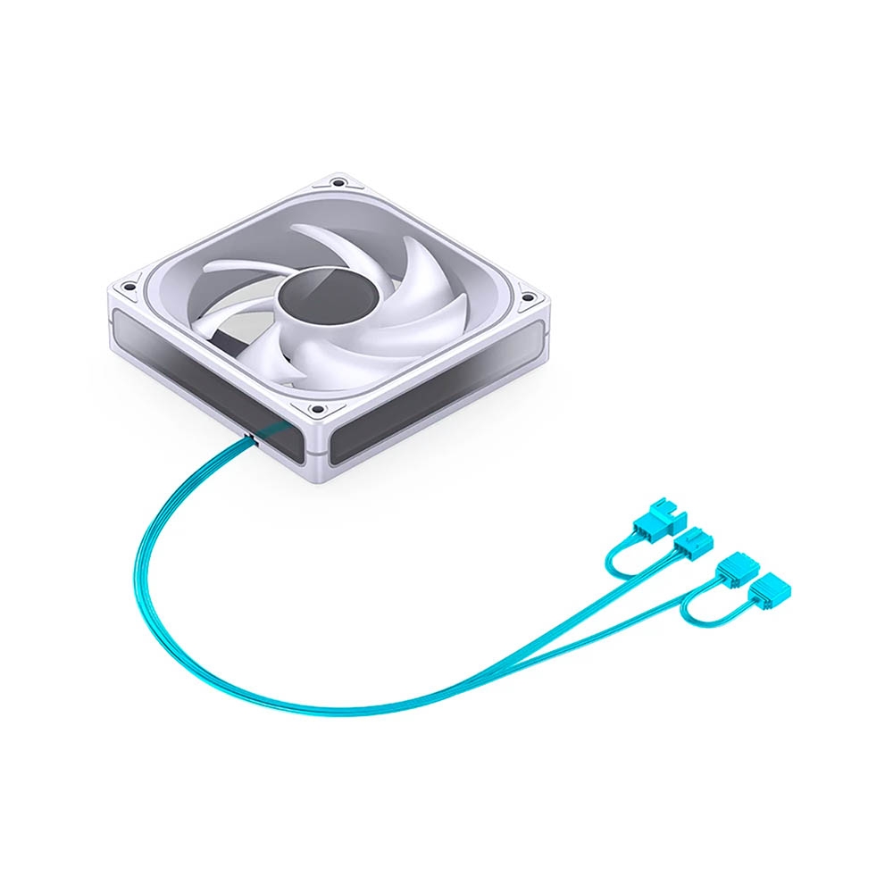 Quạt tản nhiệt JONSBO ZB-120W ARGB PWM White 120mm