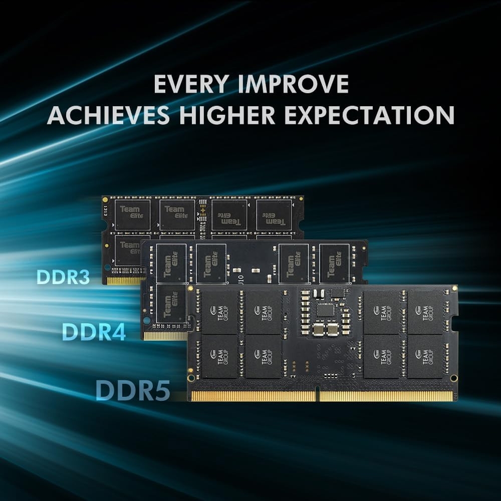 RAM Laptop TeamGroup Elite 32GB DDR5 5600MHz (1x32GB) TED532G5600C46A-S01