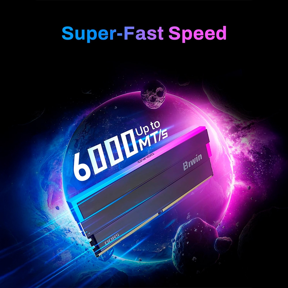 Ram PC Biwin Black Opal DW100 RGB 32GB 6000MHz DDR5 (16GBx2) BXL53260DW1-D36DB
