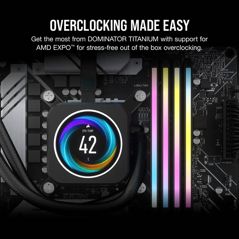 Ram PC Corsair Dominator Titanium 96GB 6000MHz DDR5 (2x48GB) CMP96GX5M2B6000Z30