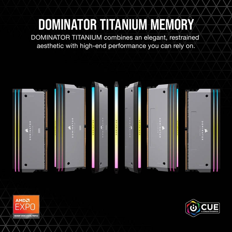 Ram PC Corsair Dominator Titanium 96GB 6000MHz DDR5 (2x48GB) CMP96GX5M2B6000Z30