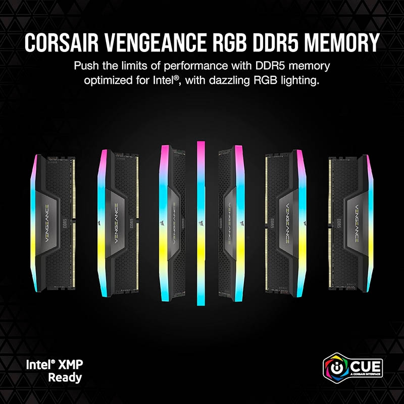 Ram PC Corsair Vengeance RGB 96GB 6000MHz DDR5 (2x48GB) CMH96GX5M2E6000C36