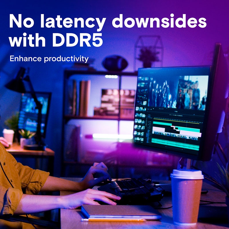 Ram PC Crucial 16GB 4800MHz DDR5 CT16G48C40U5