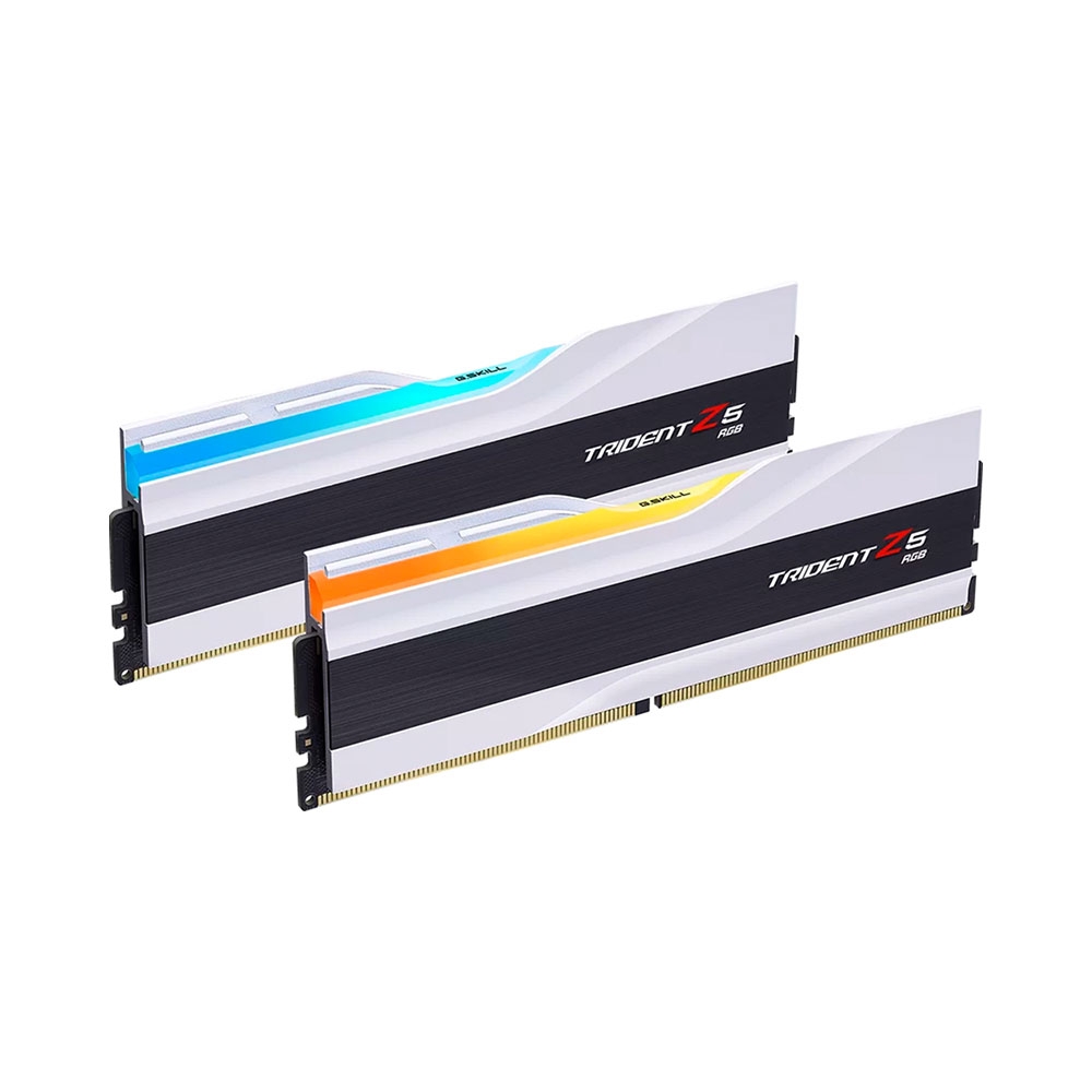 Ram PC G.SKILL Trident Z5 RGB 32GB 6000MHz DDR5 (16GBx2) White F5-6000J3636F16GX2-TZ5RW
