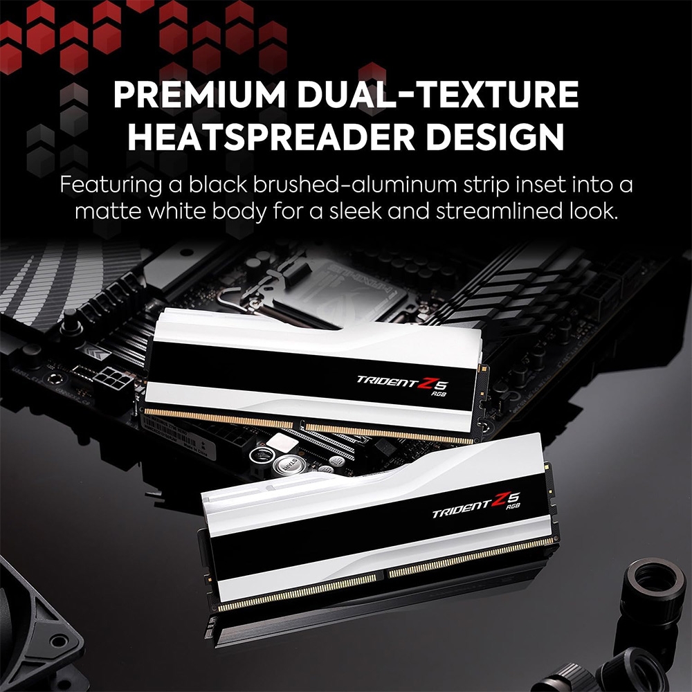 RAM PC G.SKILL Trident Z5 RGB 96GB 6400MHz DDR5 (2x48GB) F5-6400J3239F48GX2-TZ5RW