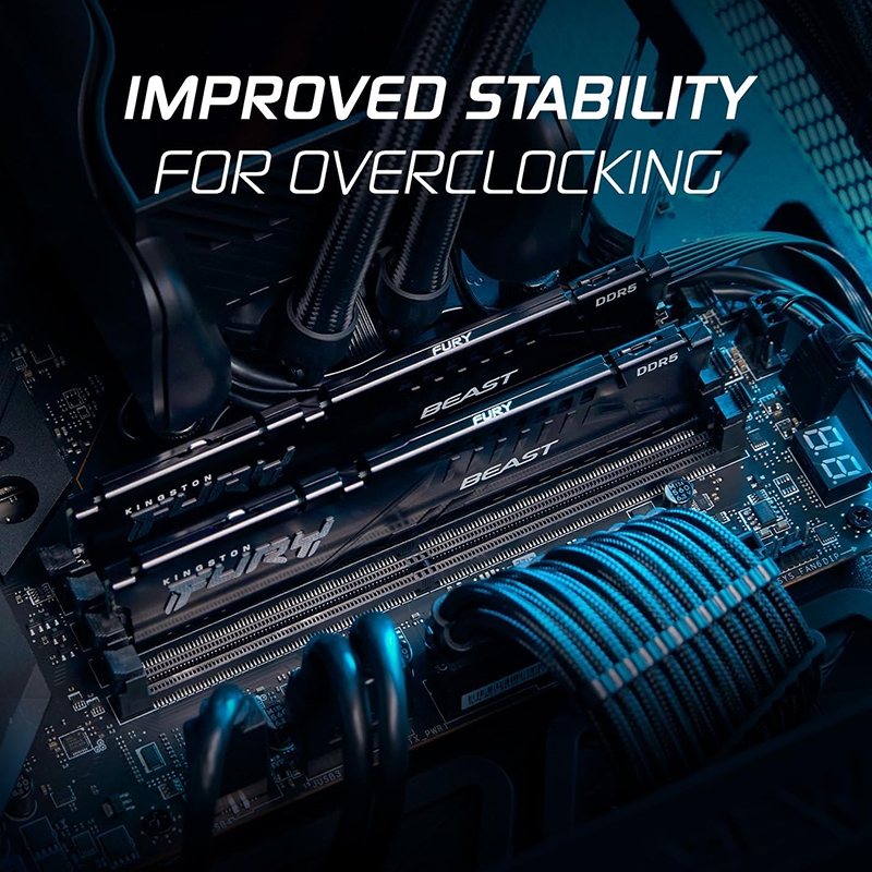 RAM PC Kingston Fury Beast Black 32GB 6000MHz DDR5 (1x32GB) KF560C36BBE-32