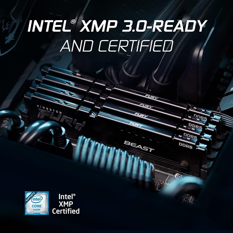 RAM PC Kingston Fury Beast Black 32GB 6000MHz DDR5 (1x32GB) KF560C36BBE-32