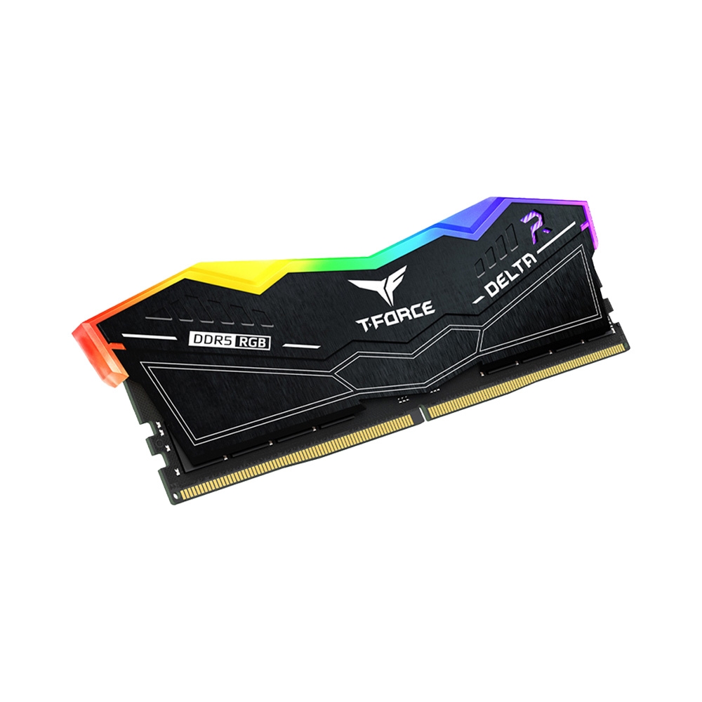 RAM PC TeamGroup Delta Black RGB 16GB 6000MHz DDR5 (1x16GB) FF3D516G6000HC38J01
