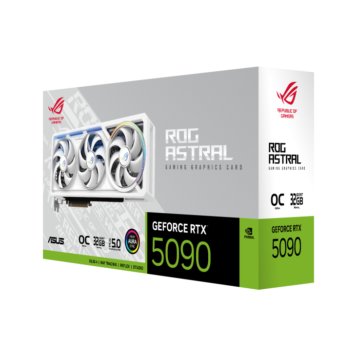 VGA Asus ROG Astral GeForce RTX 5090 WHITE OC Edition 32GB GDDR7
