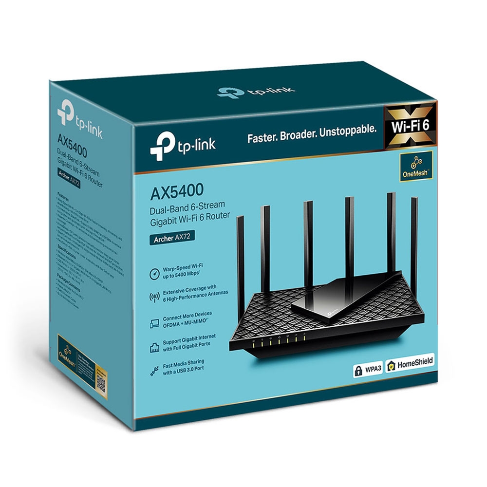Router WiFi 6 TP-Link Archer AX72