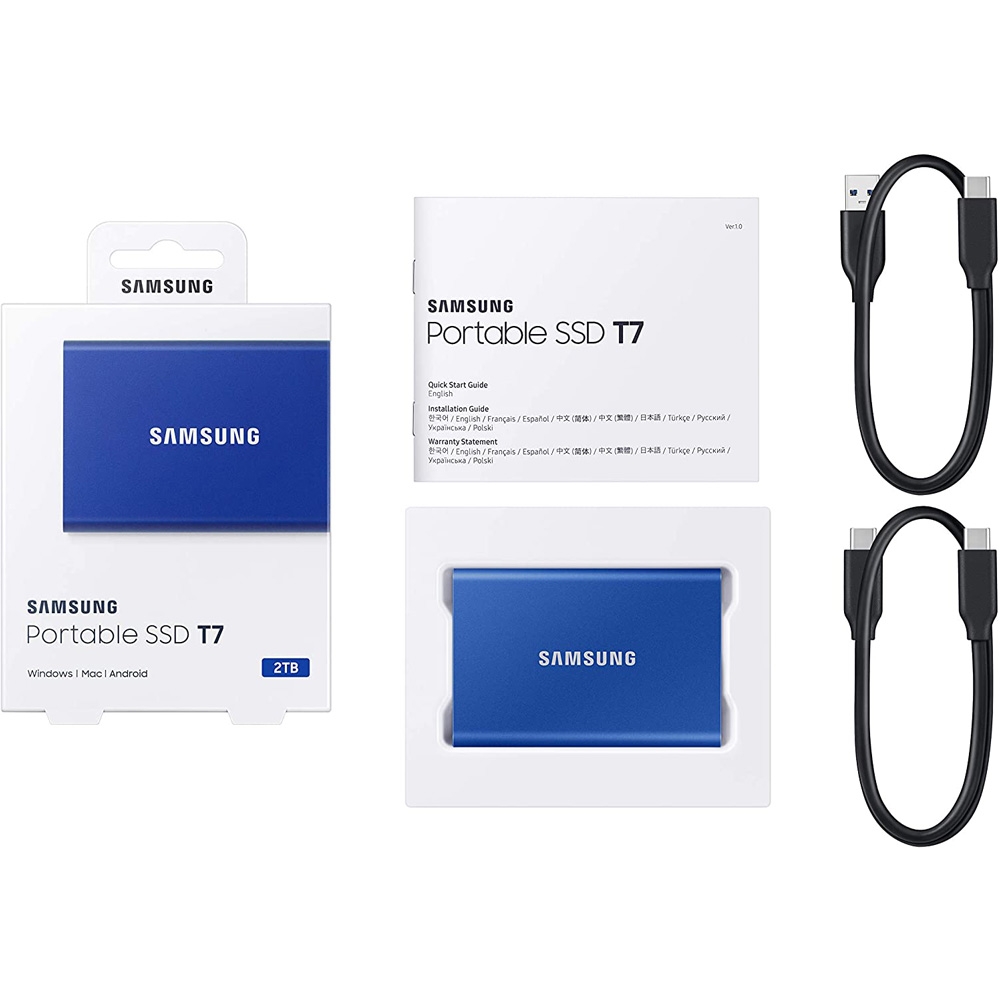 Ổ cứng di động SSD 1TB Samsung T7 1050MB/s MU-PC1T0