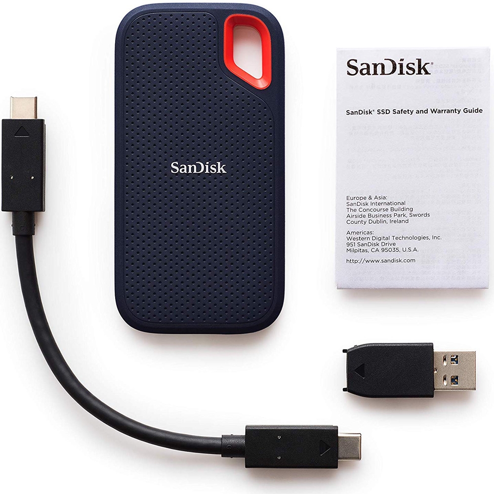 Ổ cứng di động External SSD Sandisk Extreme E60 USB 3.1 Gen2 500GB SDSSDE60-500G-G25