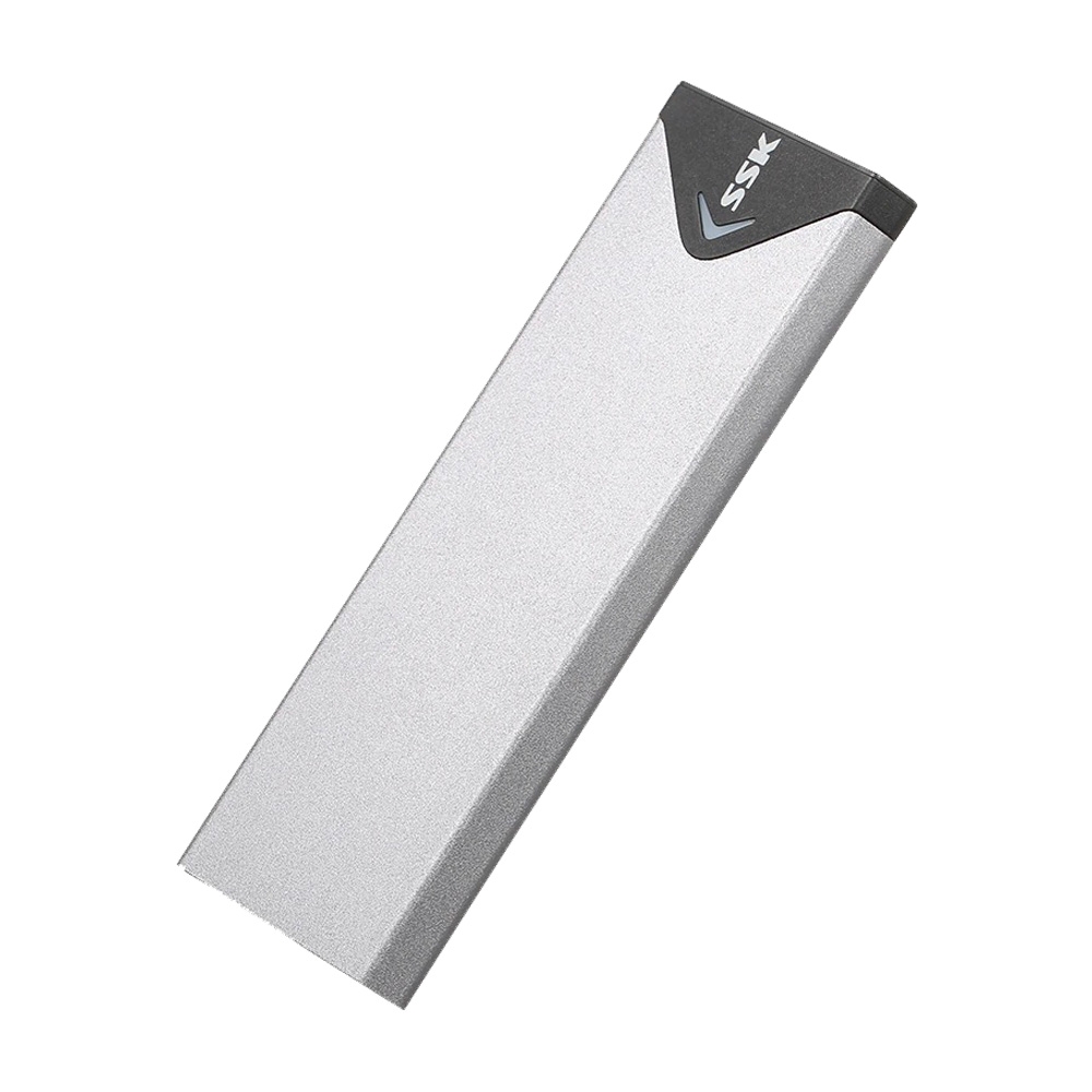 Box SSD M.2 PCIe NVMe Gen 3 x4 to USB 3.1 Gen 2 Type-C SSK SHE-C325 Aluminum