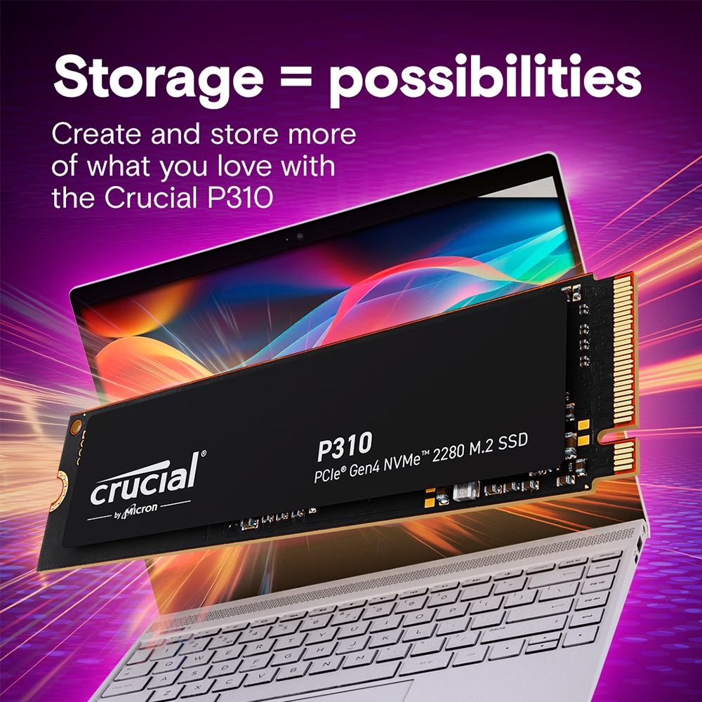 SSD Crucial P310 500GB M.2 PCIe Gen4 x4 NVMe CT500P310SSD8